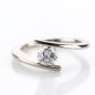 Preview: Damenring 585er Gold mit einem 0.75ct Brillant