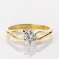 Preview: Ring aus 585er Gold mit 0.35ct Brillant