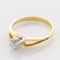 Preview: Ring aus 585er Gold mit 0.35ct Brillant