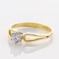 Preview: Ring aus 585er Gold mit 0.35ct Brillant