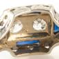 Preview: Art Deco Damenring (750er Gold) mit Brillanten und Saphiren