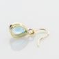 Preview: Drop Earrings with 3.00ct Blue Topaz in 14k Yellow Gold