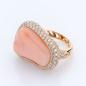 Preview: Ladies´ ring (18k gold) with coral and 3.15ct diamonds