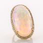 Preview: Ring aus 585er Gold mit einem 38.72ct Opal und 1.04ct Brillanten