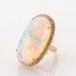 Preview: Ring aus 585er Gold mit einem 38.72ct Opal und 1.04ct Brillanten