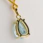 Preview: 14k gold pendant with an 4.75ct aquamarine