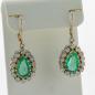 Preview: 18k white gold earrings with 3.50ct emeralds and 1.0ct diamonds