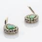 Preview: 18k white gold earrings with 3.50ct emeralds and 1.0ct diamonds