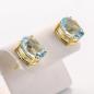 Preview: Ohrstecker aus 585er Gold mit 11.46ct Blautopasen