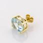 Preview: Ohrstecker aus 585er Gold mit 11.46ct Blautopasen