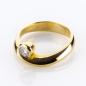 Preview: Ring aus 585er Gelbgold mit 0.30ct Brillant