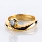 Preview: Ring aus 585er Gelbgold mit 0.30ct Brillant