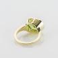 Preview: Ring aus 585er Gelbgold mit 7.75ct Peridot