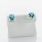 Preview: Earrings with 6.24ct Blue Topaz in 14k Yellow Gold