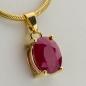 Preview: 14k gold pendant with a 2.93ct ruby