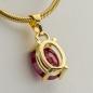 Preview: 14k gold pendant with a 2.56ct ruby