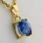 Preview: 14k gold pendant with a 2.85ct sapphire