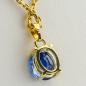 Preview: 14k gold pendant with a 2.85ct sapphire