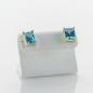 Preview: 5.60ct Blue Topaz Stud Earrings in 14k Yellow Gold
