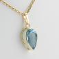 Preview: 3.65 ct Aquamarine Pendant in 14K Yellow Gold