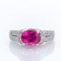 Preview: Damenring 585er Gold mit einem 2.20ct Turmalin und 1.0ct Brillanten