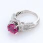 Preview: Damenring 585er Gold mit einem 2.20ct Turmalin und 1.0ct Brillanten
