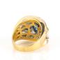 Preview: Spektakulärer Damenring (750er Gold) mit 4.20ct Saphir und 3.0ct Brillanten
