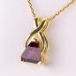 Preview: Pendant (14k gold) with a garnet