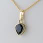 Preview: Anhänger aus 585er Gelbgold mit 1,59 ct Saphir
