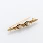 Preview: Antike Brosche aus 585er Gold mit Perlen und Diamanten