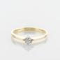 Preview: Ring in 585er Gold mit 0.10 ct Brillant