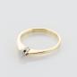Preview: Ring in 585er Gold mit 0.10 ct Brillant