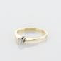 Preview: Ring in 585er Gold mit 0.10 ct Brillant