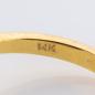 Preview: Ring aus 585er Gelbgold mit 0.90ct Saphir und 0.28ct Diamanten