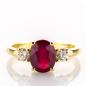 Preview: Ring aus 585er Gold mit 2.20ct Rubin und 0.32ct Brillanten