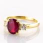 Preview: Ring aus 585er Gold mit 2.20ct Rubin und 0.32ct Brillanten