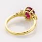 Preview: Ring aus 585er Gold mit 2.20ct Rubin und 0.32ct Brillanten