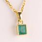 Preview: Pendant 14k gold with an 1.10ct emerald