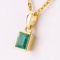Preview: Pendant 14k gold with an 1.10ct emerald