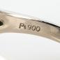 Preview: Damenring (900er Platin) mit einem 11.67ct Turmalin und 0.47ct Brillanten
