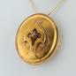 Preview: Antiker Anhänger (14k Gold) mit Diamant