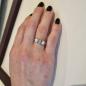 Preview: Damenring 585er Gold mit 0.25ct Brillant und Perlen