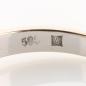 Preview: Damenring 585er Gold mit 0.25ct Brillant und Perlen