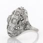 Preview: Art Deco Ring aus 585er Weißgold mit 0.80ct Brillanten