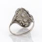 Preview: Art Deco Ring aus 585er Weißgold mit 0.80ct Brillanten