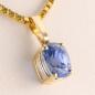 Preview: Anhänger 750er Gold mit einem 3.14ct Saphir