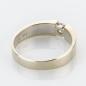 Preview: Ring aus 585er Weißgold mit 0.20ct Brillant