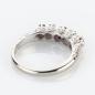 Preview: Retro Ring 585er Gold mit 0.45ct Rubinen und 0.42ct Brillanten