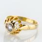 Preview: Retro Damenring (585er Gold) mit Diamant