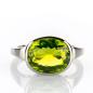 Preview: Damenring 585er Gold mit einem 5.66ct Peridot aus unser Serie Laura